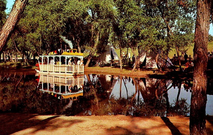 Frontier City - Vintage Postcard